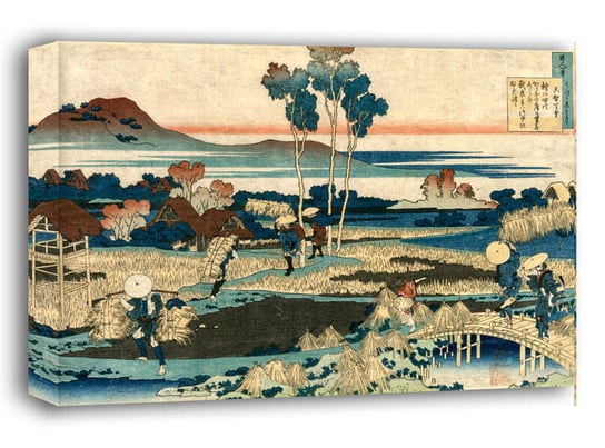 Poem by Emperor Tenchi, Hokusai - obraz na płótnie 60x40 cm Inny producent