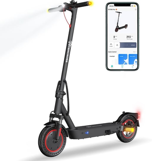 Pojazd elektryczny EVERCROSS EV10K Pro dla dorosłych, składana Pojazd elektryczny 10 cali EVERCROSS TECH