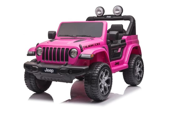 Pojazd na Akumulator Jeep Wrangler Rubicon DK-JWR555 Różowy Lean Toys