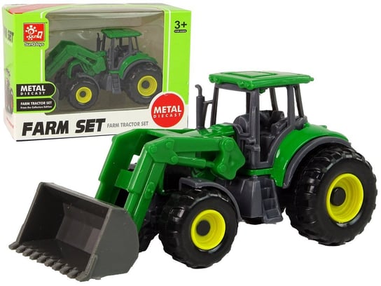 Pojazd Rolniczy Traktor Spychacz Zielony Mały Lean Toys