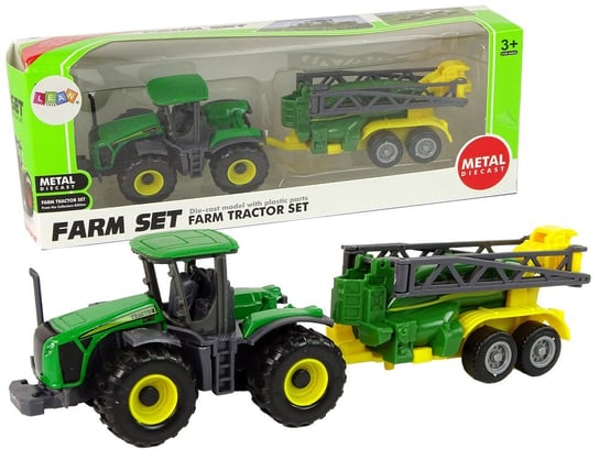 Pojazd Rolniczy Traktor Z Opryskiwaczem Zielony Lean Toys