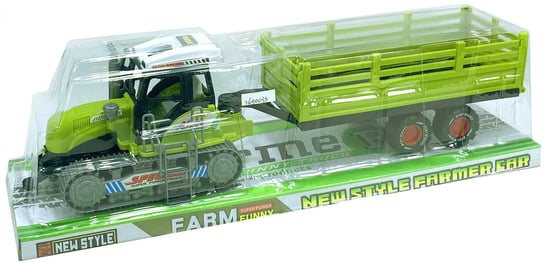 Pojazd Rolniczy Z Przyczepą Zabawka Dla Dzieci Trifox