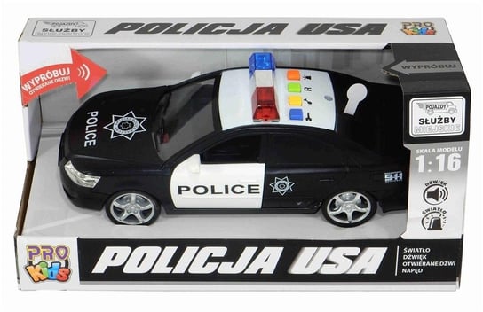 Pojazd z dźwiękami - Policja USA Pro Kids
