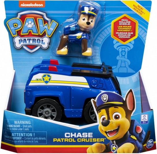 Pojazd z figurką, Chase Psi Patrol Psi Patrol