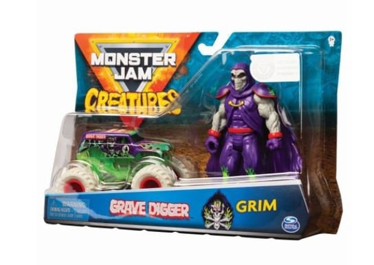 Pojazd z figurką, Grave Digger Monster Jam Spin Master