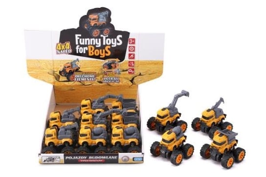 Pojazdy budowlane ToysForBoys p12 161964 mix cena za 1 szt Inna marka