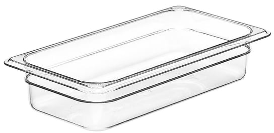 Pojemnik Camwear GN 1/3 z poliwęglanu, Cambro, GN 1/3, 2,4L, transparentny, 325x176x(H)65mm CAMBRO