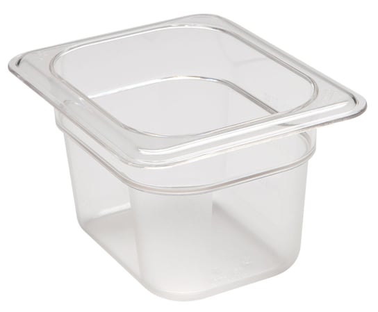 Pojemnik Camwear GN 1/8 z poliwęglanu, Cambro, 1 l, H 100 mm, 1L, transparentny, 161x132x(H)100mm CAMBRO