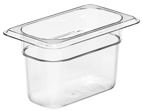 Pojemnik Camwear GN 1/9 z poliwęglanu, Cambro, GN 1/9, 0,85L, transparentny, 108x176x(H)100mm CAMBRO