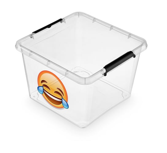 Pojemnik do przechowywania ORPLAST Simple Box Emotikon 2, 32 l Orplast