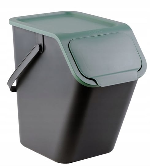 Pojemnik do segregacji odpadów BINI 25L zielony PRACTIC