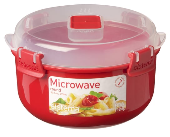 Pojemnik do żywności Sistema - Rondelek 915ml Round Microwave Sistema