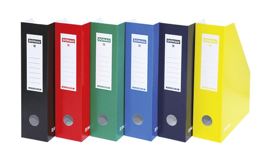 Pojemnik kartonowy na dokumenty, A4, czerwony, 8 cm Donau