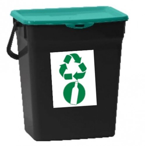 Pojemnik Kosz Do Segregowania Śmieci 10l Zielony PlastTeam Plast Team
