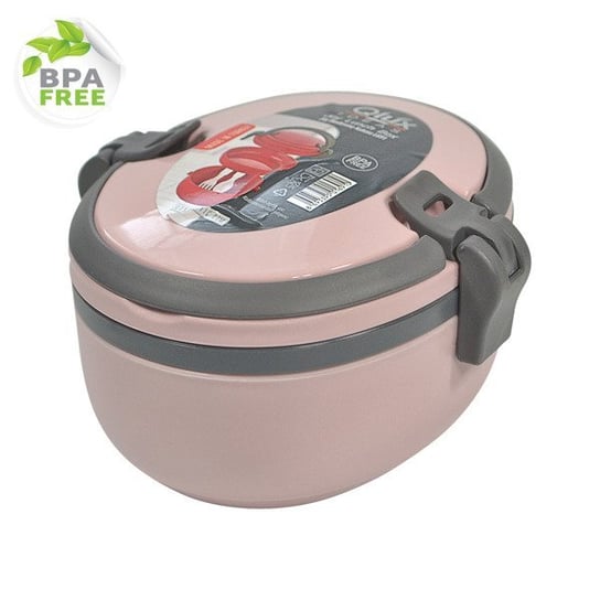 Pojemnik lunch box rozkładany różowy bez BPA - PI STALMAN