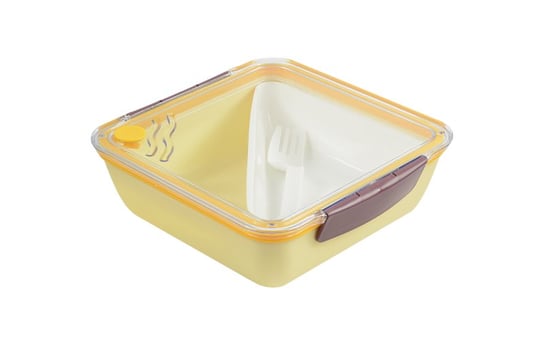 Pojemnik - lunchbox ZESTFORLIFE, żółty, 1,2 l ZEST FOR LIFE