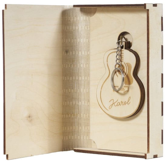 Pojemnik na 3 kostki gitarowe w pudełku Manufaktura Graweru