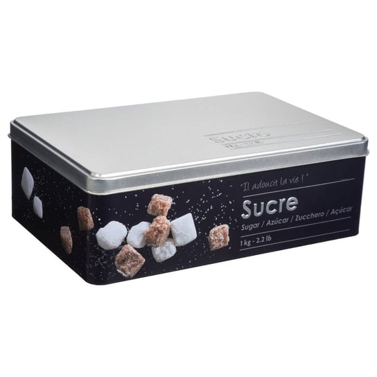 Pojemnik na cukier 5FIVE SIMPLE SMART,czarny,20,2x13,2x6,7 cm, 1 kg, 5five Simple Smart