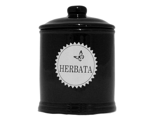 Pojemnik na herbatę EH EXCELLENT HOUSEWARE Traditional, czarny, 19x13 cm EH Excellent Houseware