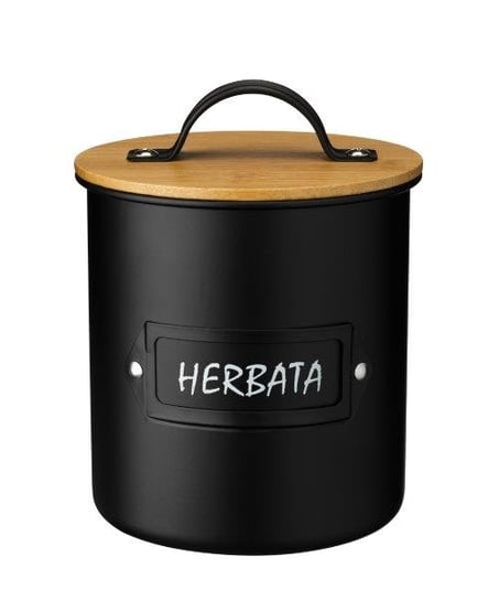 Pojemnik na herbatę, puszka metalowa czarna BARRI Galicja