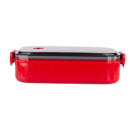 Pojemnik na lunch z przegródkami, ALTOMDESIGN, czerwony, 21,5x11,5x5,5 cm ALTOMDESIGN