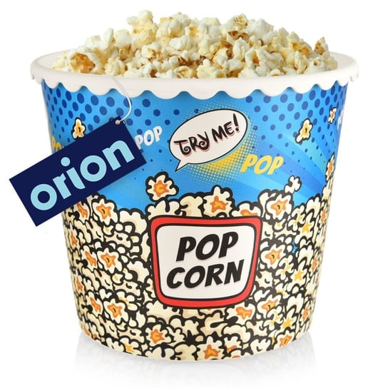 Pojemnik Na Popcorn I Chipsy Pudełko Miska Kubełek Plastikowy 2,3 L Orion
