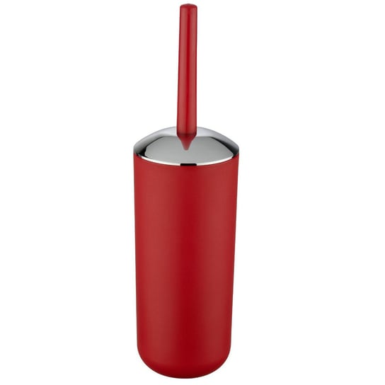 Pojemnik na szczotkę+ szczotka WC WENKO Brasil, czerwony, 37x10 cm Wenko
