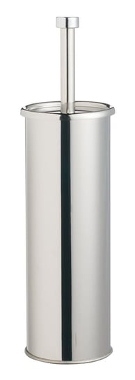 Pojemnik na szczotkę + szczotka WC WENKO Exclusiv, srebrny, 40x10 cm Wenko