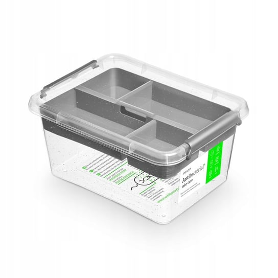 Pojemnik na żywność plastikowy mikrosrebro 1,6l Orplast