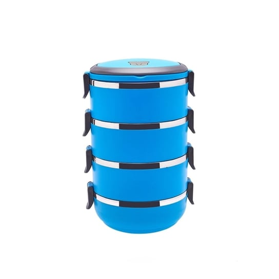Pojemnik obiadowy 4-warstwowy TADAR, niebieski, 2,8 l Tadar