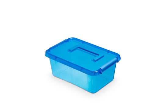 Pojemnik ORPLAST SimpleStore ColorBox, 4,5 l, niebieski z rączką. Orplast