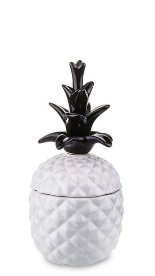 Pojemnik PIGMEJKA Ananas, biało-czarny, 20x9 cm Pigmejka