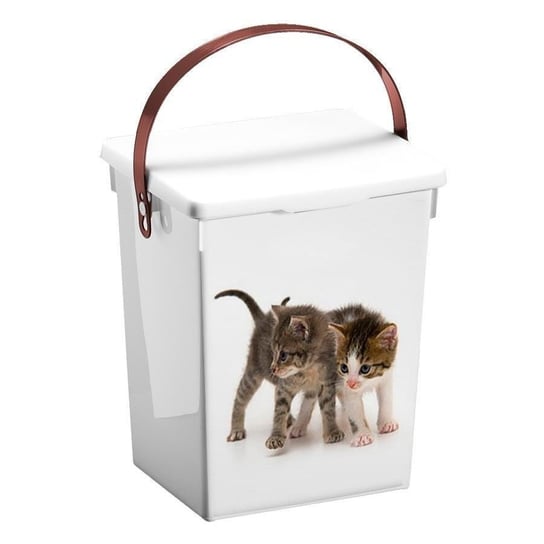 Pojemnik pudełko na karmę dla KOTA zwierząt uchwyt Pets Collection