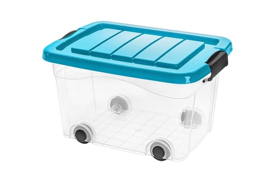 Pojemnik pudełko plastikowe na kółkach 20 L Roller KON-PLAST