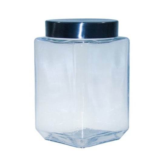Pojemnik szklany słoik z pokrywką Kwadrat 11x18cm 1.8 l - 1.8l STALMAN