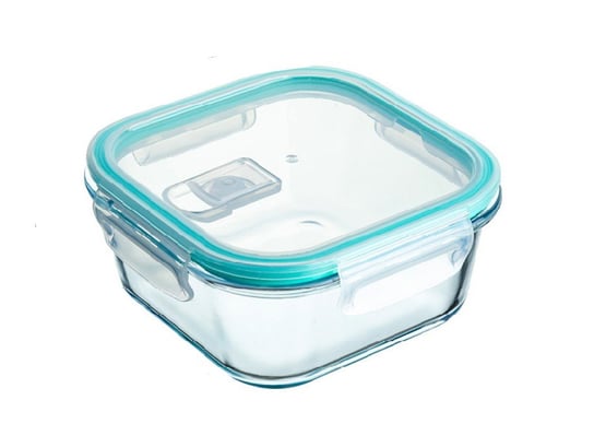 Pojemnik szklany z pokrywką na lunch Lunchbox pojemnik na jedzenie żywność zamykany 15,5 x 6,5 cm JDS