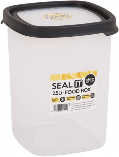 pojemniki na świeżą żywność Seal It 2,5 litra antracyt 2 szt TWM
