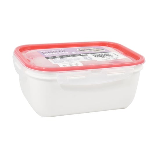 Pojemniki na żywność komplet 2 sztuk całkowita pojemność 3 l czerwona uszczelka bez BPA UCSAN_PLASTIK