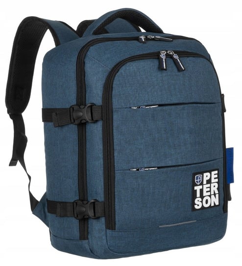 Pojemny plecak podróżny torba 40x30x20 dla WIZZAIR Peterson