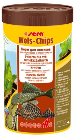 Pokarm dla bocji i ryb sumokształtnych SERA Catfish Chips, 250 ml Sera