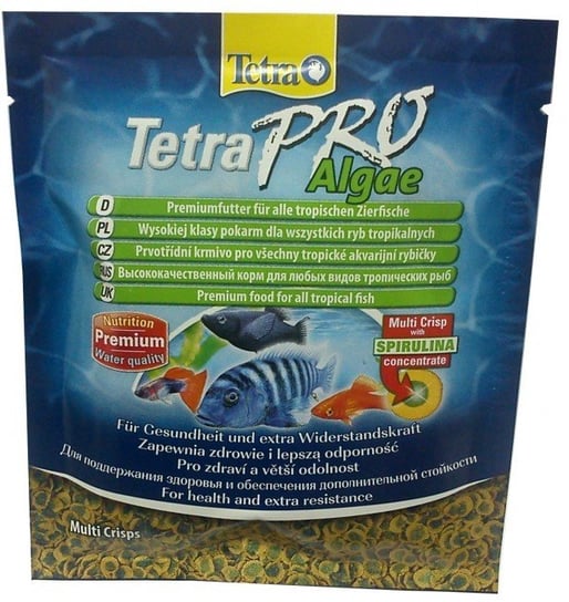 Pokarm dla gatunków ryb ozdobnych TETRA Pro Algae, 12 g. Tetra