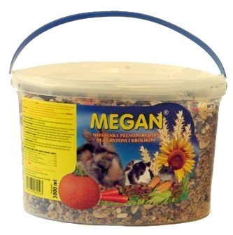 Pokarm dla gryzoni MEGAN, 3 l. Megan