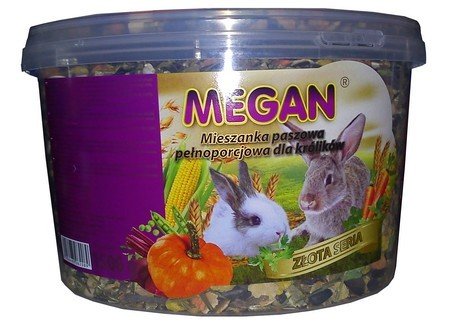 Pokarm dla królików MEGAN, 10 l. Megan