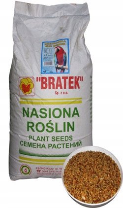 Pokarm dla papug 15kg - Bratek gotowa karma BRATEK