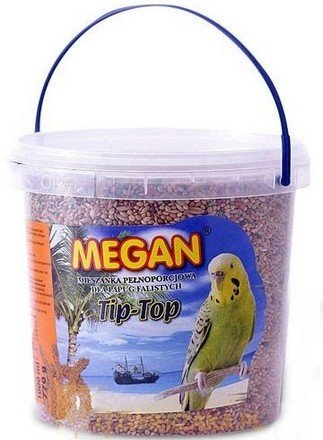 Pokarm dla papug falistych MEGAN Tip-Top, 1 l. Megan