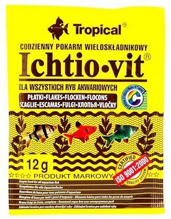 Pokarm dla rybek TROPICAL Ichtio-Vit, torebka, 12 g. Tropical