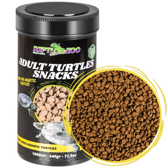 POKARM DLA ŻÓŁWI WODNO-LĄDOWYCH - Repti-Zoo Adult Turtle Snacks 1000ml REPTI-ZOO