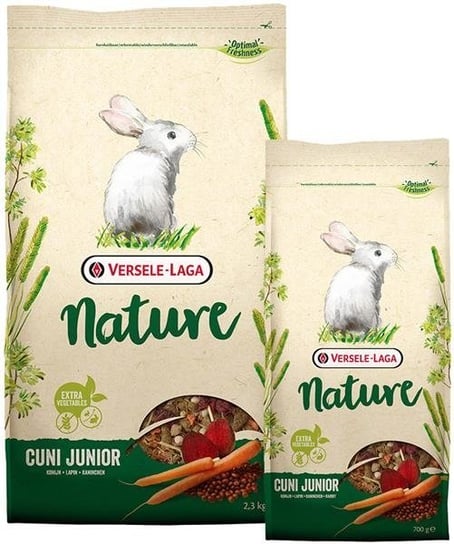 Pokarm mieszanka dla młodych królików VERSELE - LAGA Nature Cuni Junior, 2,3 kg Versele - Laga