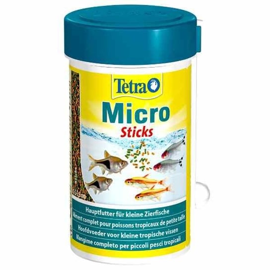 Pokarm w formie tonących granulek TETRA Micro Sticks, 100 ml Tetra