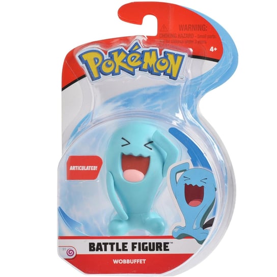 POKEMON BATTLE FIGURE JAZWARES 1-PAK ORYGINALNA RUCHOMA FIGURKA WOBBUFFET JAZWARES